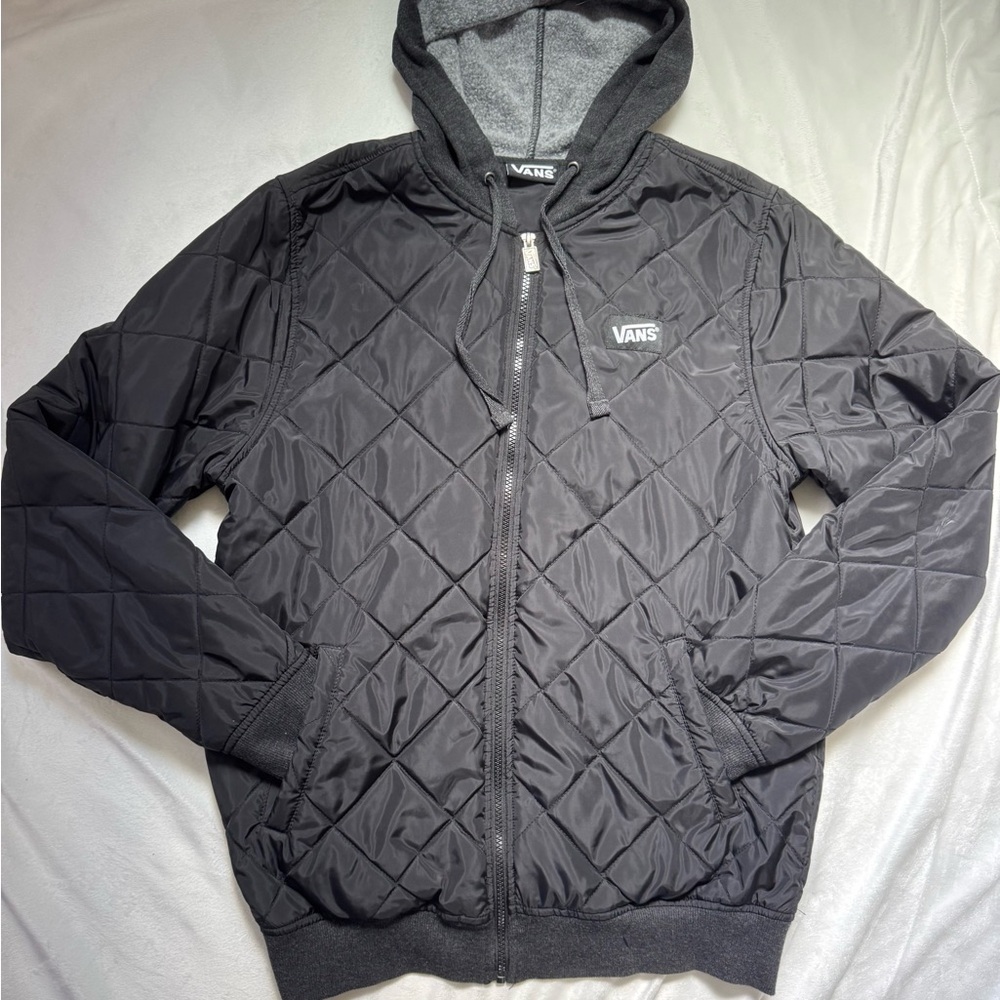 Vans Men's Black Quilted Jacket